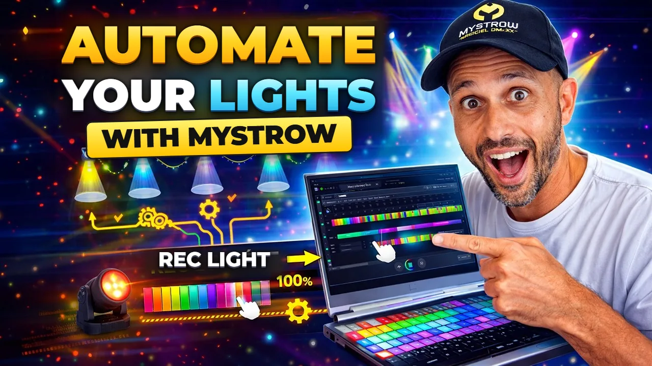 Automating your DMX lights with MyStrow