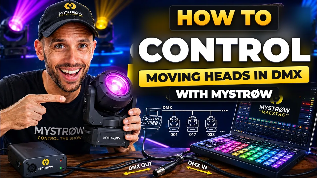 Patching and programming moving heads with MyStrow