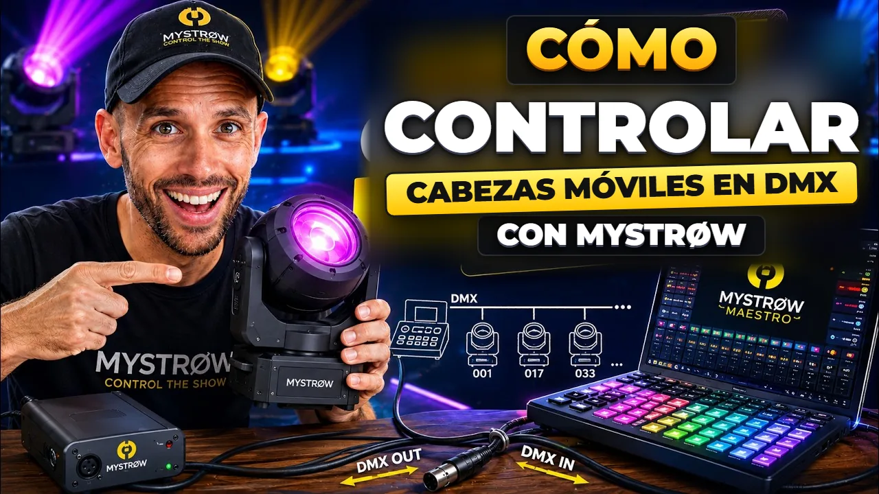 Patchear y programar cabezas móviles con MyStrow
