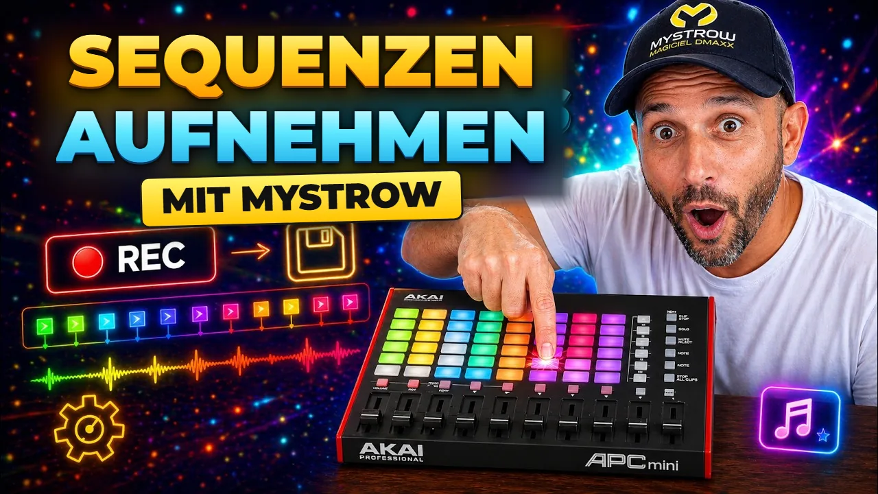 Lichtsequenzen in MyStrow erstellen und aufnehmen