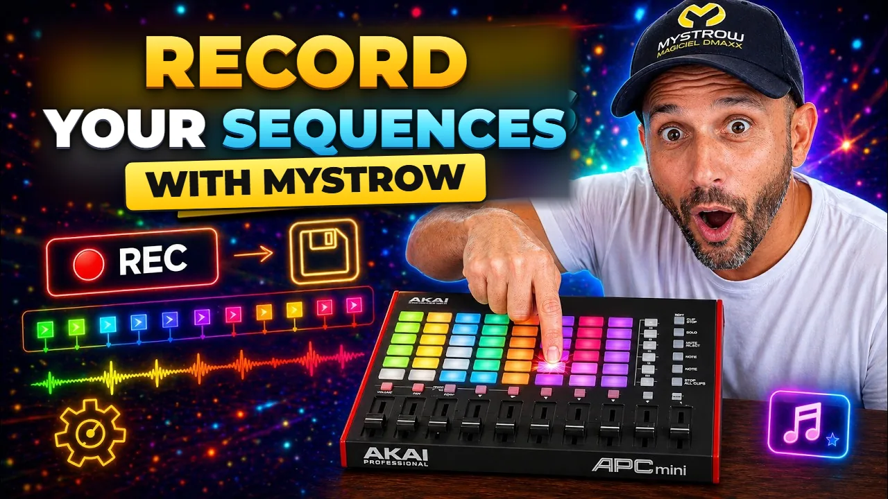 Creating and recording your MyStrow light sequences