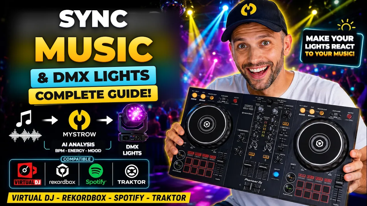 Syncing MyStrow with your DJ setup: VirtualDJ, rekordbox, Spotify, Traktor