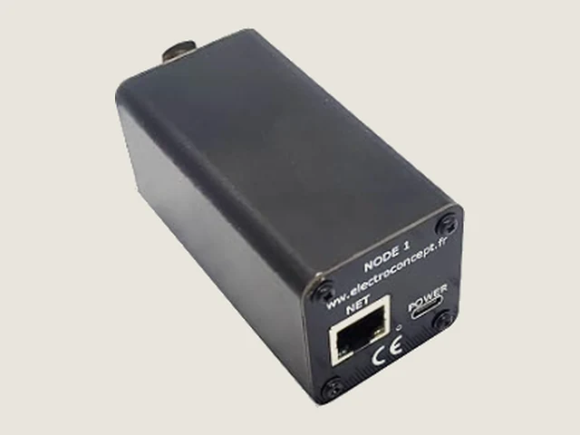 Boîtier ElectroConcept NODE ARTNET DMX