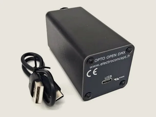 Boîtier ElectroConcept OPTO OPEN DMX
