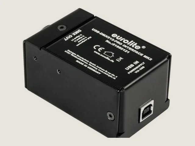 Boîtier Eurolite USB-DMX512 PRO MK2