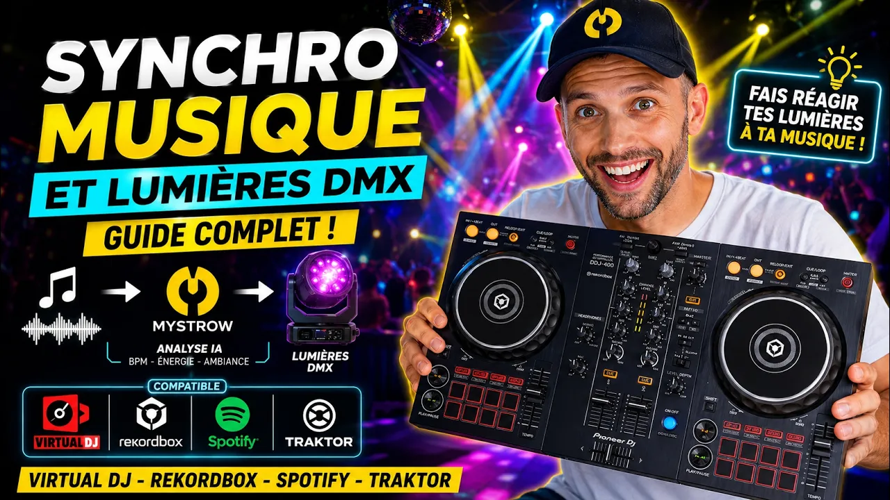 Synchroniser MyStrow avec sa platine DJ : VirtualDJ, rekordbox, Spotify, Traktor